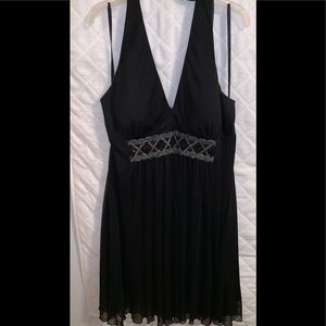 Black Halter top dress